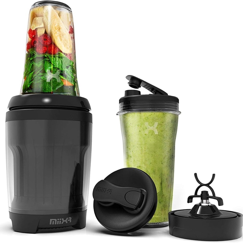 PROMiXX MiiXR X7 Personal Blender for Shakes and Smoothies - 7 Piece Set